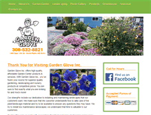 Tablet Screenshot of gardengloveinc.com